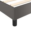vidaXL Πλαίσιο Κρεβατιού Γκρι 140x200 εκ. από Συνθετικό Δέρμα