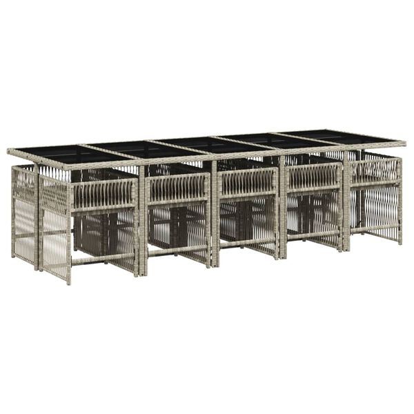 vidaXL &Sigma;&epsilon;&tau; &Tau;&rho;&alpha;&pi;&epsilon;&zeta;&alpha;&rho;ί&alpha;&sigmaf; &Kappa;ή&pi;&omicron;&upsilon; 11 &tau;&epsilon;&mu;. &Alpha;&nu;. &Gamma;&kappa;&rho;&iota; &Sigma;&upsilon;&nu;&theta;. &Rho;&alpha;&tau;ά&nu; &mu;&epsilon; &Mu;&alpha;&xi;&iota;&lambda;ά&rho;&iota;&alpha;