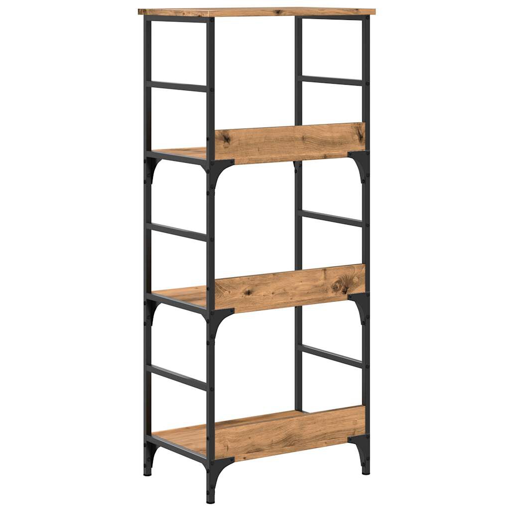 vidaXL Βιβλιοθήκη Artisan Δρυς 50x33x117,5 εκ. Επεξεργασμένο Ξύλο