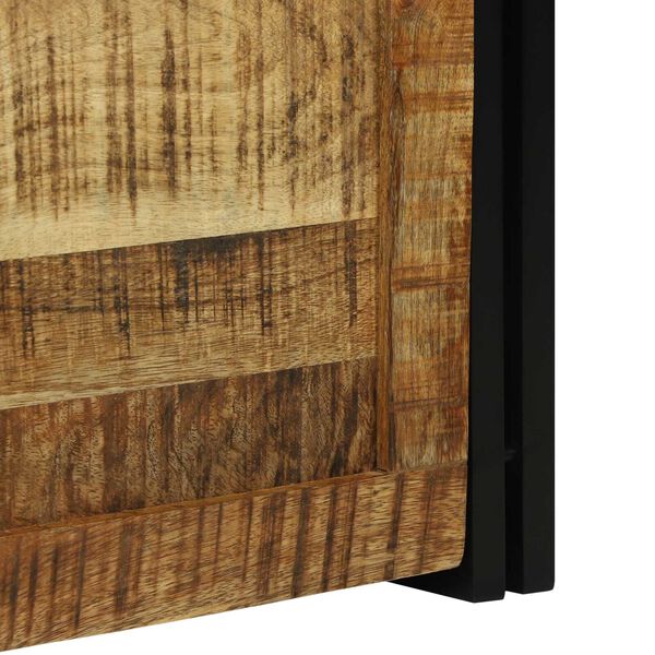 vidaXL Κουτί αποθήκευσης 50 x 50 x 50 cm ακατέργαστο ξύλο μάνγκο