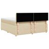vidaXL &Kappa;&rho;&epsilon;&beta;ά&tau;&iota; Boxspring &mu;&epsilon; &Sigma;&tau;&rho;ώ&mu;&alpha; &Kappa;&rho;&epsilon;&mu; 180x200 &epsilon;&kappa;. &Upsilon;&phi;&alpha;&sigma;&mu;ά&tau;&iota;&nu;&omicron;