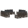 vidaXL &Sigma;&epsilon;&tau; &Kappa;&alpha;&nu;&alpha;&pi;έ &Kappa;ή&pi;&omicron;&upsilon; 12 pcs &Gamma;&kappa;&rho;&iota; &sigma;&upsilon;&nu;&theta;&epsilon;&tau;&iota;&kappa;ό &rho;&alpha;&tau;ά&nu;