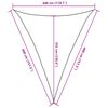 vidaXL Πανί Σκίασης Taupe 3 x 4 x 4 μ. από HDPE 160 γρ./μ²