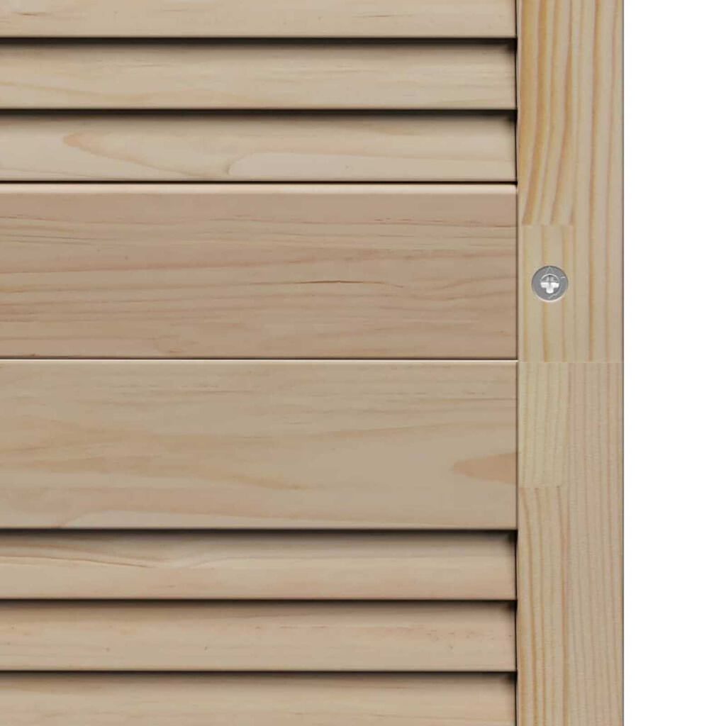 vidaXL Πόρτες Ντουλάπας με πόρτα 4 pcs Καφέ 140.5 x 49.5 x 2.1 εκ