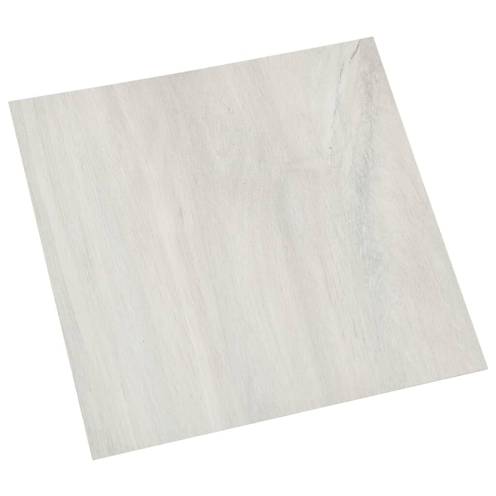 vidaXL Δάπεδο Αυτοκόλλητο Κρεμ 55 τεμ. 5,11 μ² από PVC