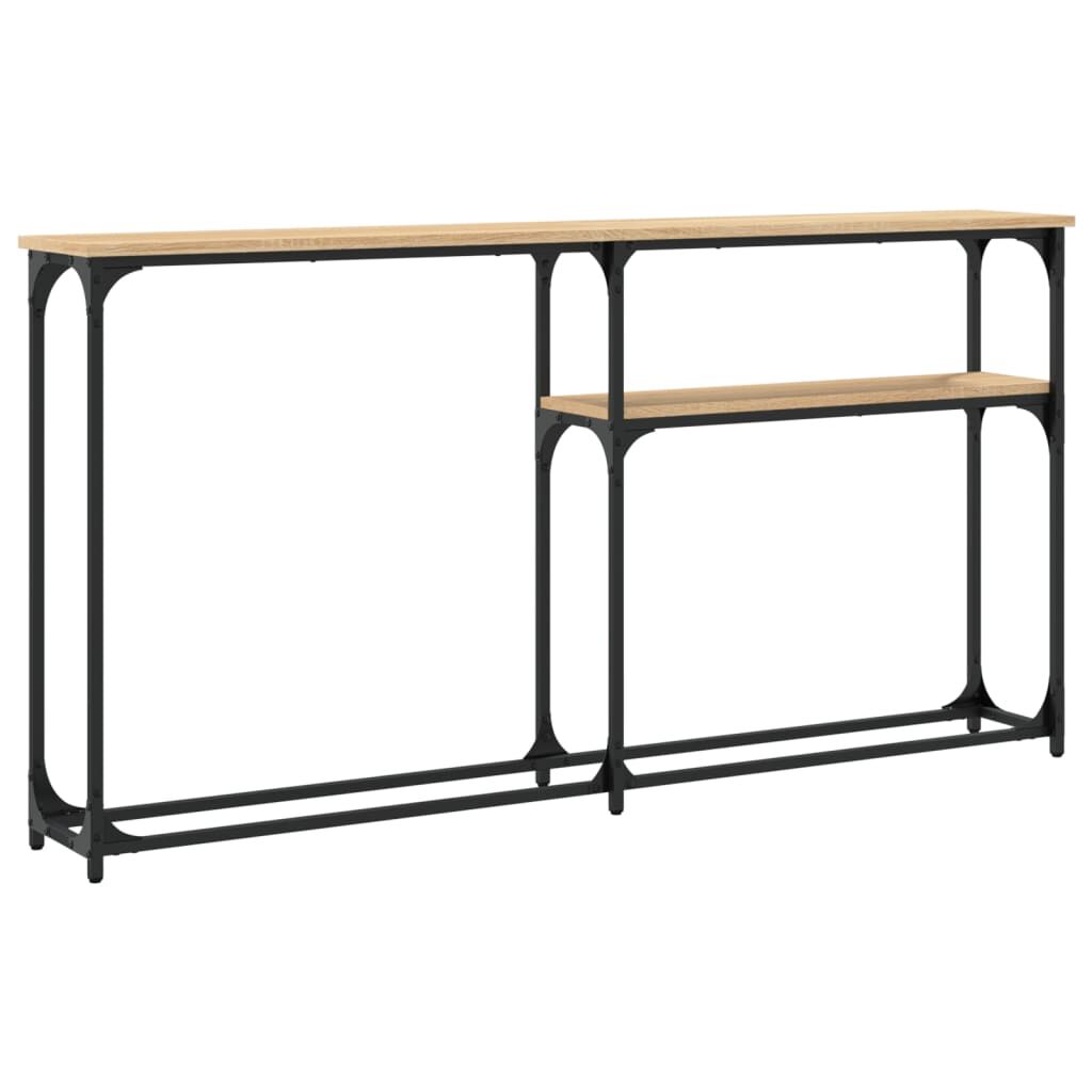 vidaXL Τραπέζι Κονσόλα Sonoma Δρυς 145x22,5x75 εκ. Επεξεργασμένο Ξύλο
