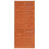 vidaXL Πόρτα αχυρώνα Καφέ κεριού 100 x 210 cm Μασίφ ξύλο πεύκου