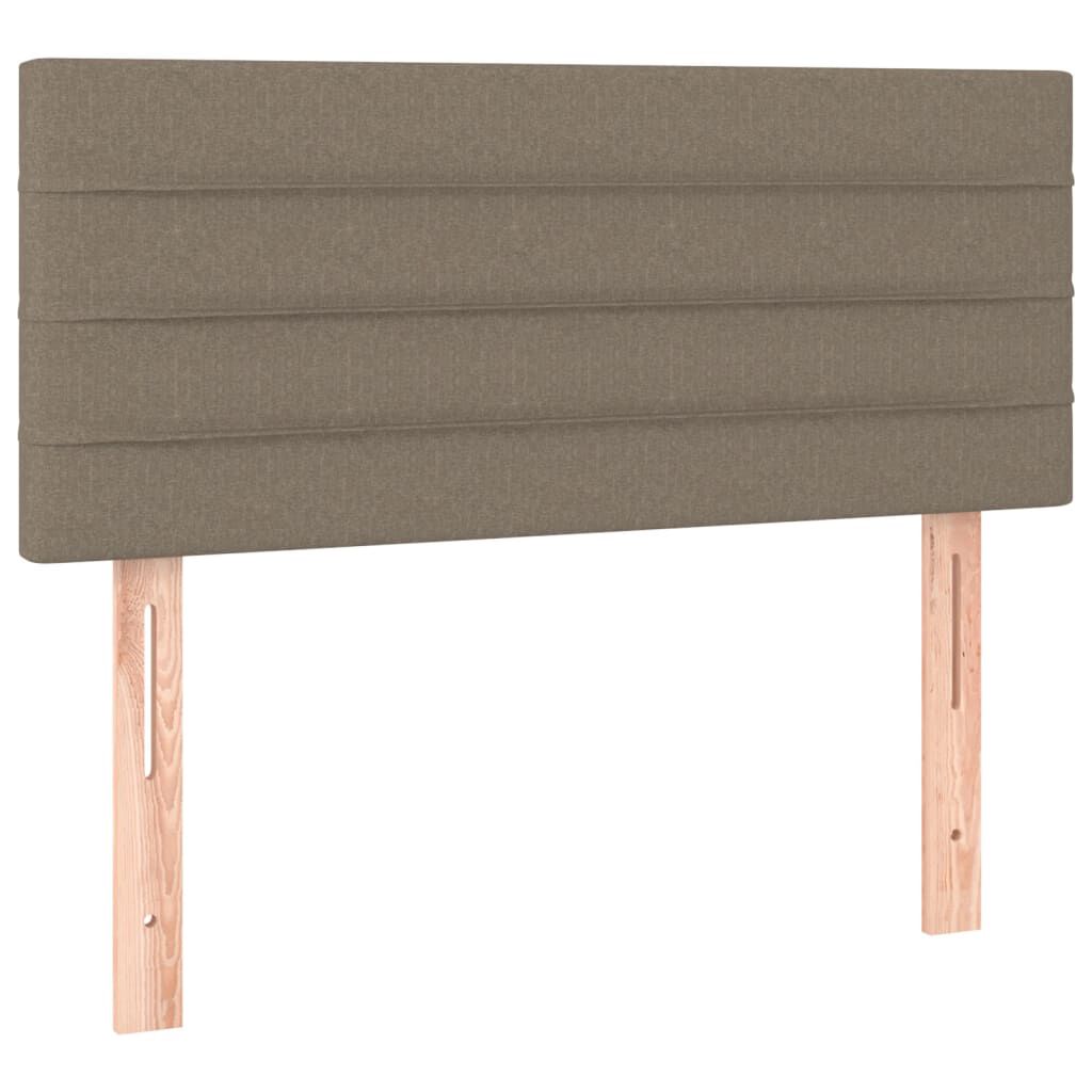 vidaXL Κεφαλάρι Κρεβατιού Taupe 100x5x78/88 εκ. Υφασμάτινο