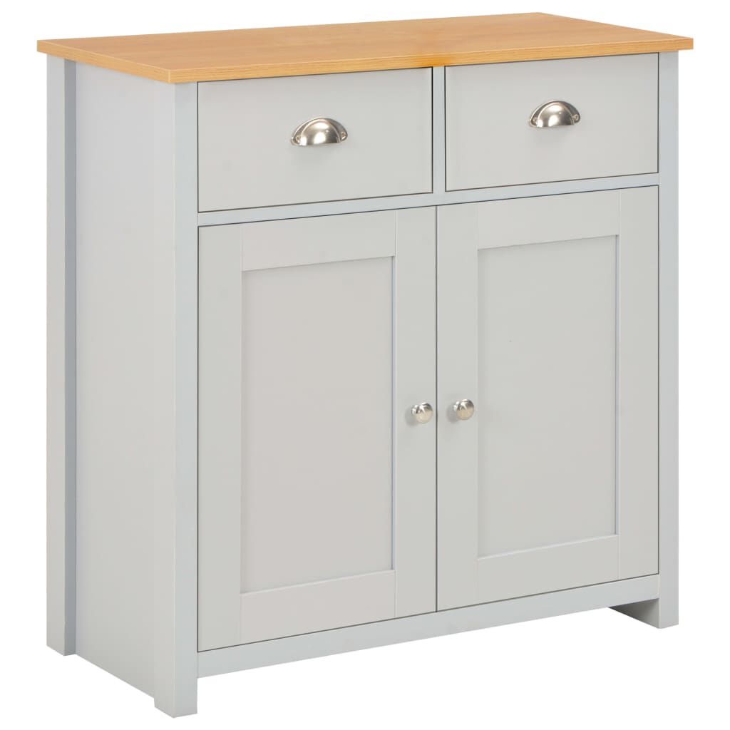 vidaXL Μπουφές Γκρι 79 x 35 x 81 εκ.