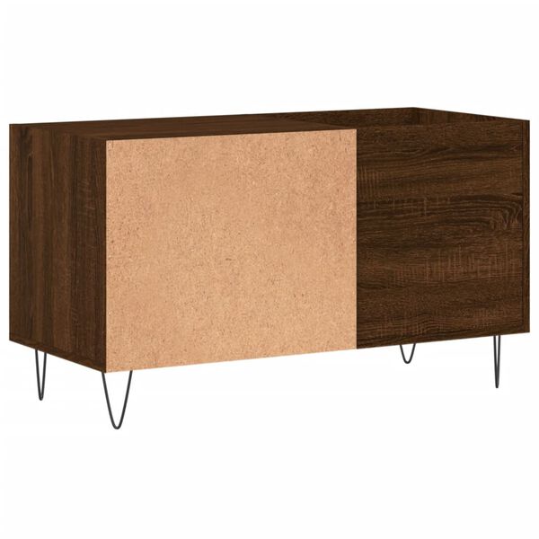 vidaXL Δισκοθήκη Καφέ Δρυς 85 x 38 x 48 εκ. από Επεξεργασμένο Ξύλο