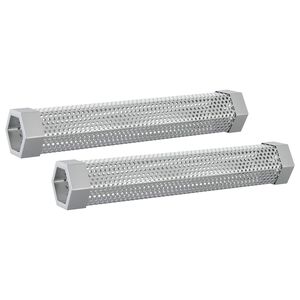 vidaxl &Sigma;&omega;&lambda;ή&nu;&alpha;&sigmaf; &kappa;&alpha;&pi;&nu;ί&sigma;&mu;&alpha;&tau;&omicron;&sigmaf; 2 pcs 5 x 5 x 30 &epsilon;&kappa; &Alpha;&nu;&omicron;&xi;&epsilon;ί&delta;&omega;&tau;&omicron; &Alpha;&tau;&sigma;ά&lambda;&iota; 304
