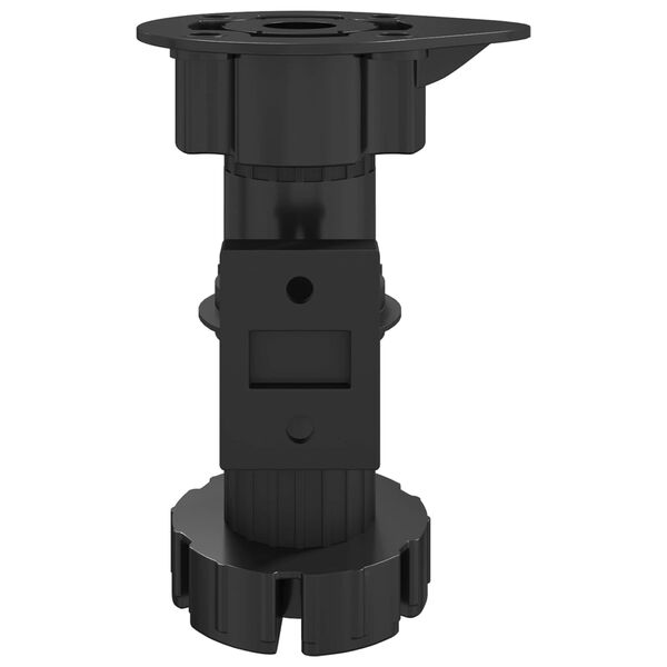 vidaXL &Pi;ό&delta;&iota;&alpha; &Epsilon;&pi;ί&pi;&lambda;&omega;&nu; &Rho;&upsilon;&theta;&mu;&iota;&zeta;ό&mu;&epsilon;&nu;&omicron;&sigmaf; 12 pcs &Mu;&alpha;ύ&rho;&omicron; 46 x 46 x 128 mm PP