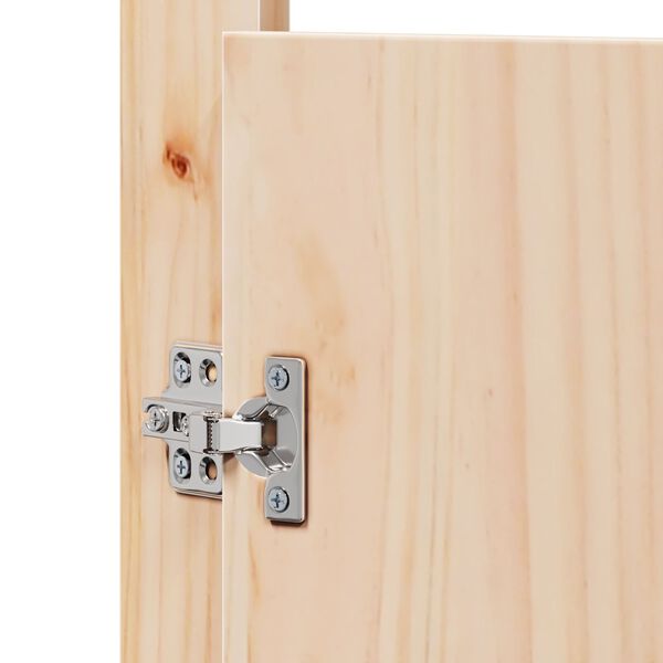 vidaXL Πόρτες Κουζίνας Εξωτερικού Χώρου 50x9x82 εκ. Μασίφ Ξύλο Πεύκου