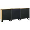 vidaXL Σετ Επίπλων Μπάνιου με συρτάρι 3 pcs Καφέ 180 x 33 x 75 εκ.