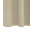 vidaXL Κουρτίνες με κουρτίνες 2 pcs Κρεμ 140 x 175 cm Βελούδο