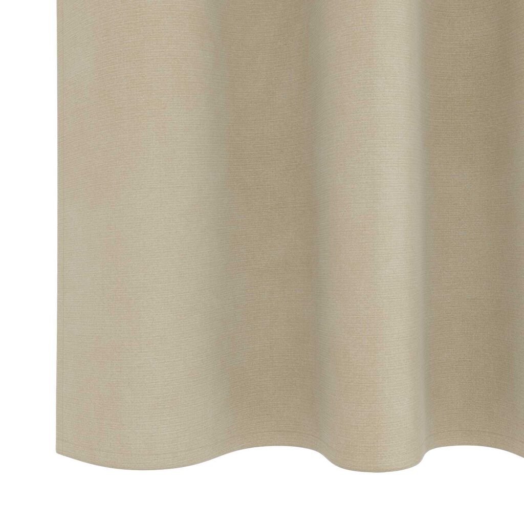 vidaXL Κουρτίνες με κουρτίνες 2 pcs Κρεμ 140 x 175 cm Βελούδο