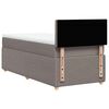 vidaXL &Kappa;&rho;&epsilon;&beta;ά&tau;&iota; Boxspring &mu;&epsilon; &Sigma;&tau;&rho;ώ&mu;&alpha; Taupe 100 x 200 &epsilon;&kappa;. &Upsilon;&phi;&alpha;&sigma;&mu;ά&tau;&iota;&nu;&omicron;