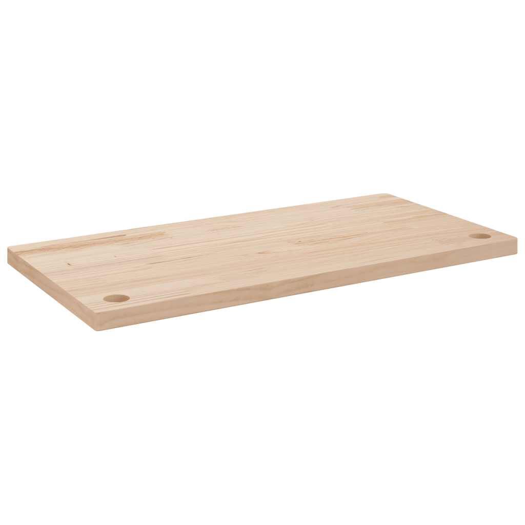vidaXL Επιφάνεια Γραφείου 80 x 40 x 2,5 εκ. από Μασίφ Ξύλο Πεύκου