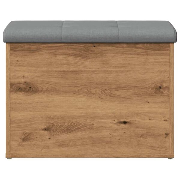 Πάγκος αποθήκευσης vidaXL Artisan Oak 62x42x45 cm Κατασκευασμένο ξύλο