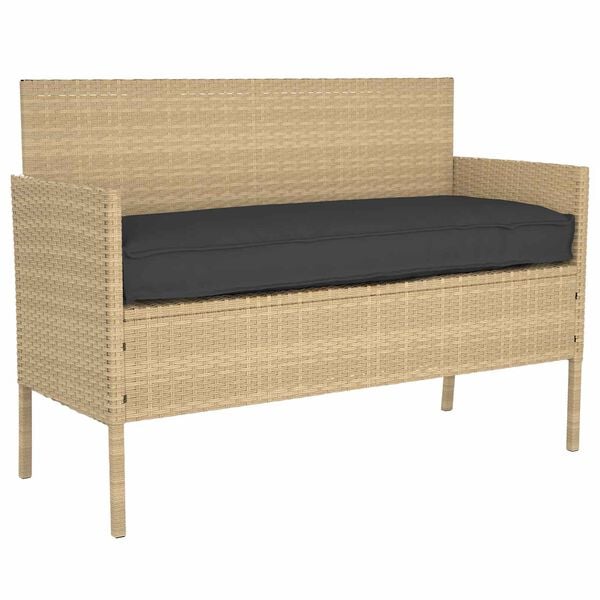 vidaXL Σετ Μαξιλαριών Πάγου 2 pcs Μαύρο 100 x 40 x 8 εκ Ύφασμα Oxford