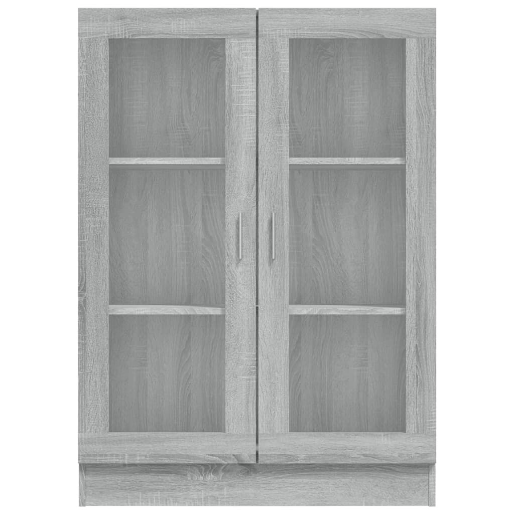 vidaXL Βιτρίνα Γκρι Sonoma 82,5 x 30,5 x 115 εκ. Επεξεργασμένο Ξύλο