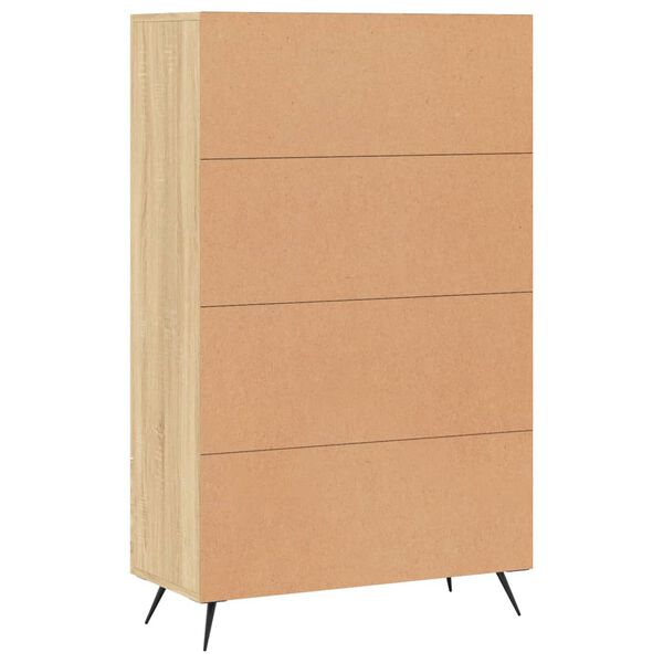 vidaXL Ντουλάπα Sonoma Δρυς 69,5 x 31 x 115 εκ. από Επεξεργασμένο Ξύλο