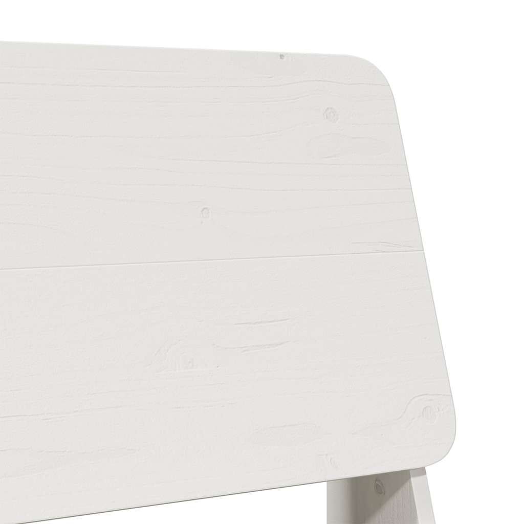 Καρέκλα κήπου vidaXL Λευκό 60x64x70,5 cm Στερεό ξύλο πεύκου