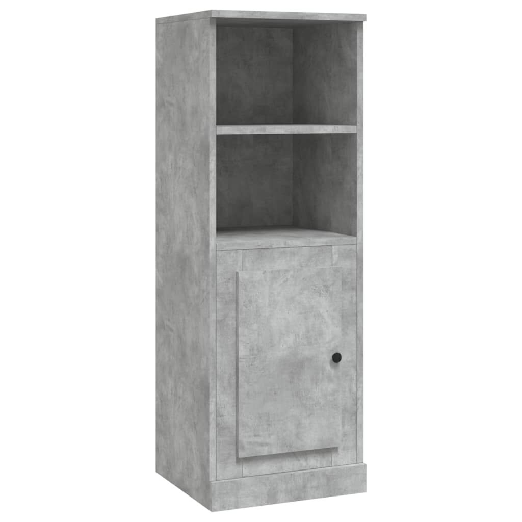 vidaXL Ντουλάπι Γκρι Σκυροδέματος 36x35,5x103,5 εκ. Επεξεργασμένο Ξύλο