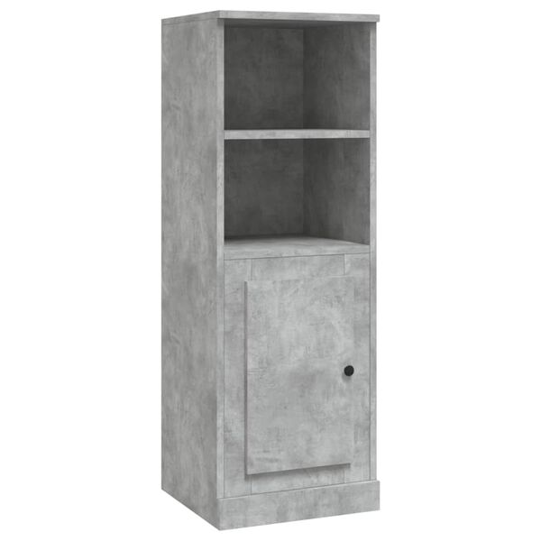 vidaXL Ντουλάπι Γκρι Σκυροδέματος 36x35,5x103,5 εκ. Επεξεργασμένο Ξύλο