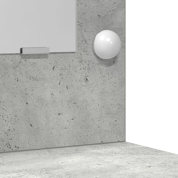 vidaXL Τραπέζι περιποίησης με συρτάρι 3 pcs Γκρι 50 x 41 x 135 εκ