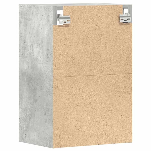 vidaXL κρεμαστό ντουλάπι Riga μπετόν γκρι 40x29,5x60 cm