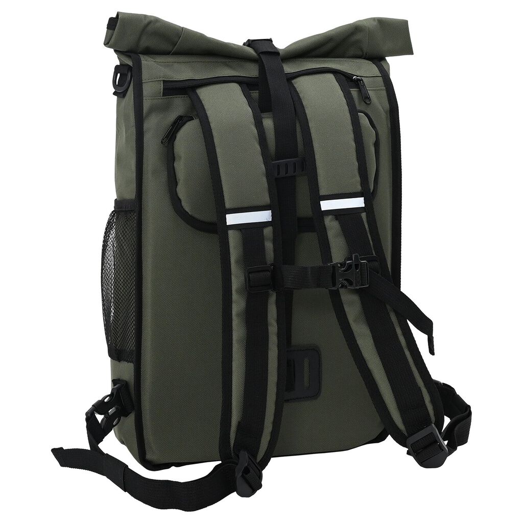 vidaXL Τσάντα Ποδηλάτου για Φάρο 20 L Ελιά 31x13x58 εκ.