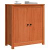 vidaXL Πλαϊνό γραφείο Καφέ 70 x 35 x 80 εκ.