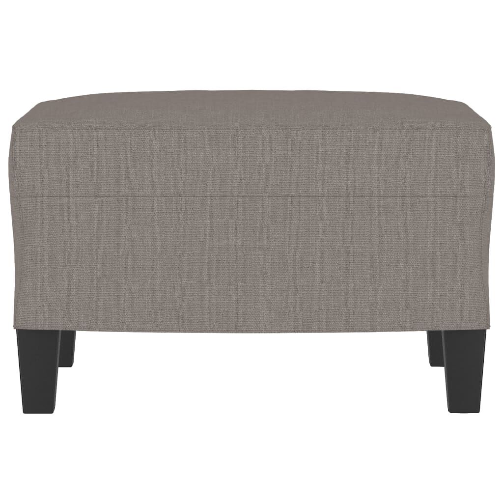 vidaXL Υποπόδιο Taupe 60x50x41 εκ. Υφασμάτινο