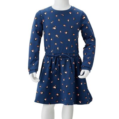 Φόρεμα Παιδικό Μακρυμάνικο Σκούρο Μπλε 92
