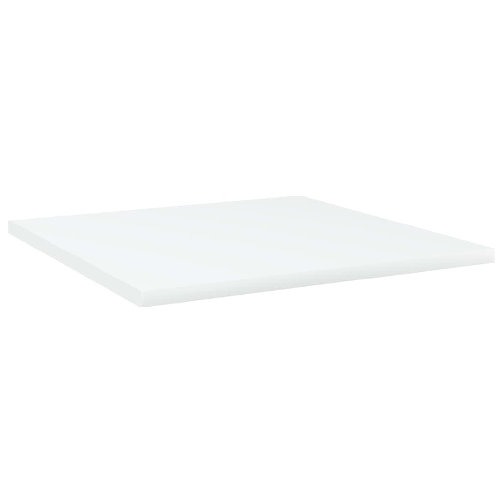 vidaXL Ράφια Βιβλιοθήκης 4 τεμ. Λευκά 40x40x1,5 εκ. από Επεξ.Ξύλο