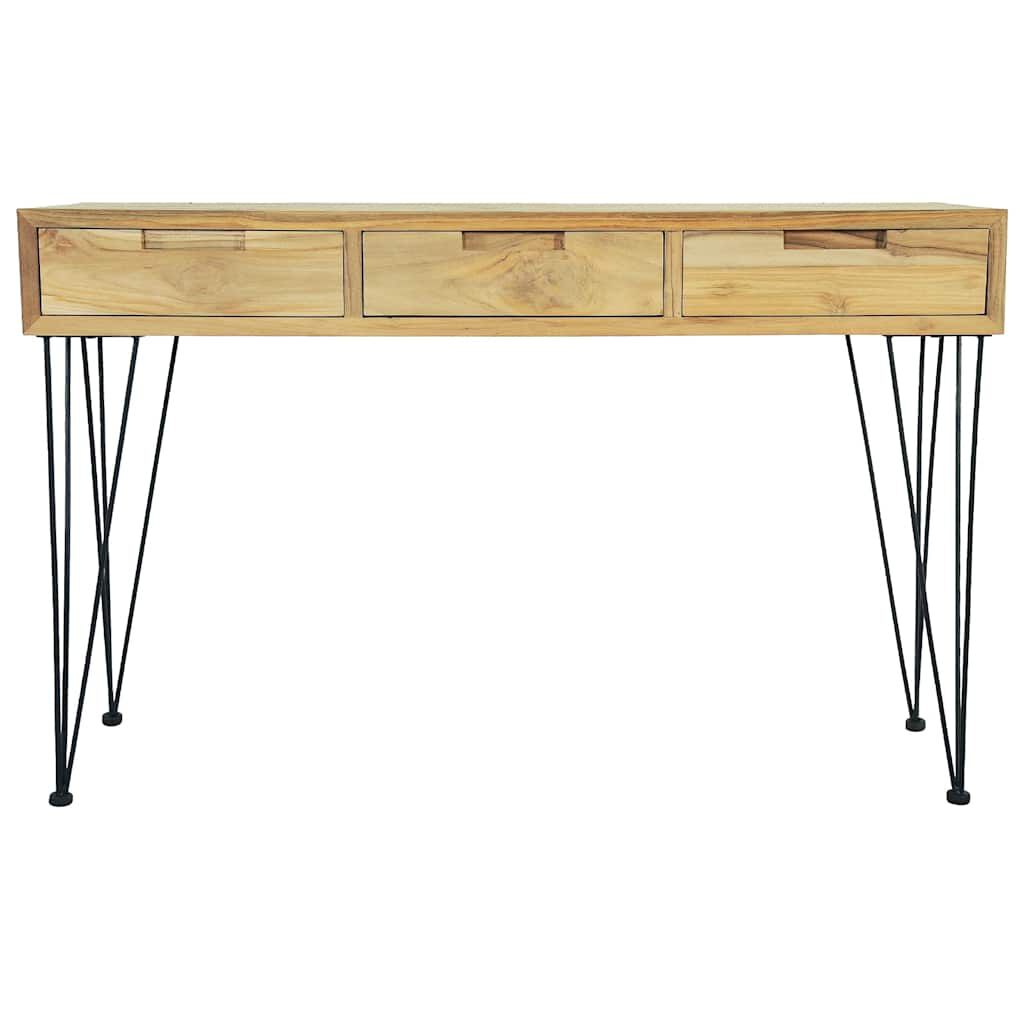 vidaXL Τραπέζι Κονσόλα 120 x 35 x 76 εκ. από Μασίφ Ξύλο Teak