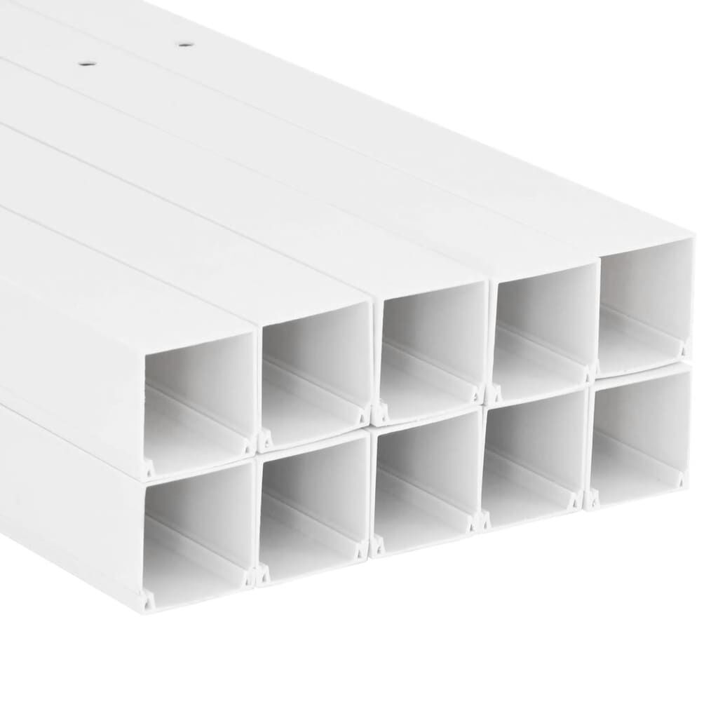 vidaXL Κανάλι Καλωδίων 60 x 40 χιλ. 10 μ. από PVC