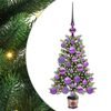 vidaXL &Chi;&rho;&iota;&sigma;&tau;&omicron;&upsilon;&gamma;&epsilon;&nu;&nu;&iota;ά&tau;&iota;&kappa;&omicron; &Delta;έ&nu;&tau;&rho;&omicron; &mu;&epsilon; 150 LED &mu;&epsilon; &beta;ά&sigma;&eta; &Pi;&rho;ά&sigma;&iota;&nu;&omicron; 65 cm PE