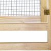 vidaXL Κοτέτσι Καφέ 225 x 60 x 89 εκ
