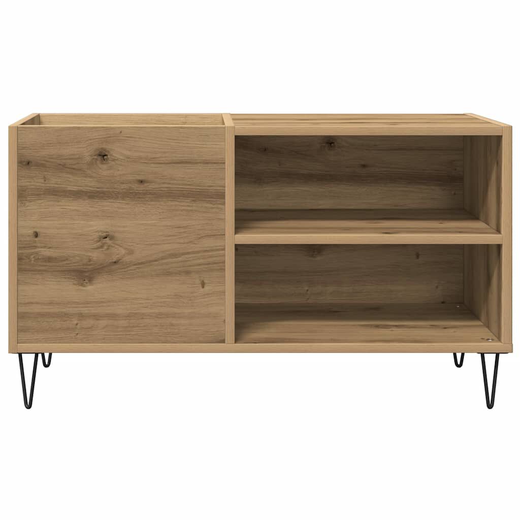 vidaXL Δισκοθήκη Δρυς τεχνίτης 84,5x38x48 εκ. από Επεξεργασμένο Ξύλο