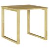 vidaXL Τραπέζι Ξαπλώστρας Καφέ 50.5 x 50.5 x 46 εκ.