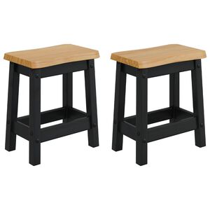 vidaXL &Mu;&pi;&alpha;&rho; &sigma;&kappa;&alpha;&mu;&pi;ό EKAI 2 &tau;&mu;&chi;. &Mu;&alpha;ύ&rho;&omicron; 40 x 29 x 45,5 &epsilon;&kappa;