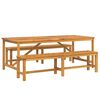 vidaXL &Sigma;έ&tau; &phi;&alpha;&gamma;&eta;&tau;&omicron;ύ &gamma;&iota;&alpha; &kappa;ή&pi;&omicron; 3 &tau;&mu;&chi;. &Kappa;&alpha;&phi;έ 200 x 90 x 74 cm