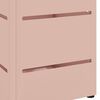vidaXL Σχέδιο & βάση αποθήκευσης Ροζ 15,5 x 15,5 x 49 εκ Μέταλλο