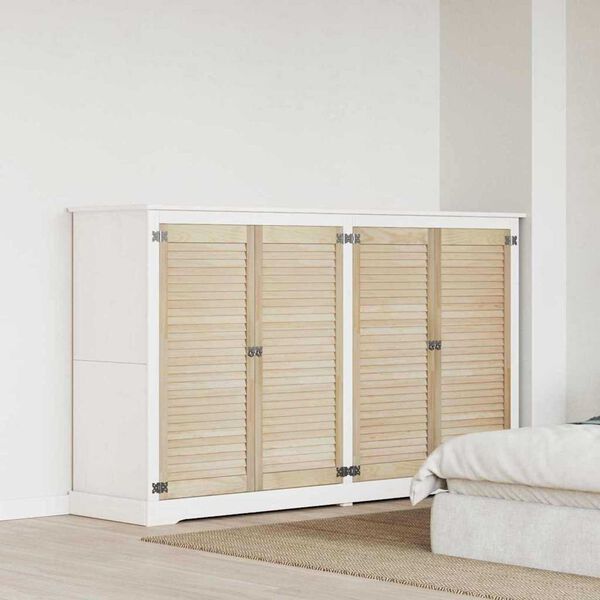 vidaXL Πόρτες Ντουλάπας με πόρτα 4 pcs Καφέ 110 x 49.5 x 2.1 εκ