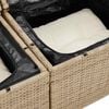 vidaXL Σετ Καναπέ Κήπου 9 pcs Μπεζ και Κρέμα 80 x 80 x 71 cm