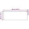 vidaXL &Kappa;&omicron;&upsilon;&rho;&tau;ί&nu;&alpha; &Delta;&alpha;&nu;&tau;έ&lambda;&alpha;&sigmaf; &mu;&epsilon; &kappa;&omicron;&upsilon;&rho;&tau;ί&nu;&epsilon;&sigmaf; &Lambda;&epsilon;&upsilon;&kappa;ό 200 x 600 cm &Pi;&omicron;&lambda;&upsilon;&epsilon;&sigma;&tau;έ&rho;&alpha;&sigmaf;