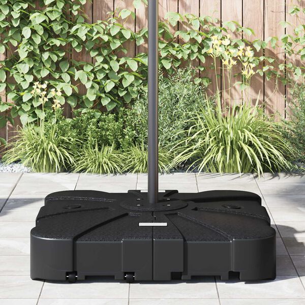 vidaXL Σετ Βάσεων Cantilever Παρασόλ 2 Τεμαχίων - Με Άμμο 150kg Ή Με Νερό 113kg