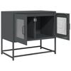 ντουλάπι τηλεόρασης vidaXL Ανθρακί 68x39x60,5 cm Ατσάλι ψυχρής έλασης